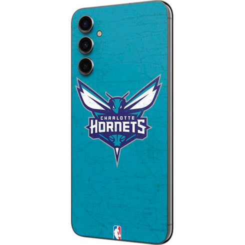 NBA Charlotte Hornets Distressed Galaxy A14 5G Skin